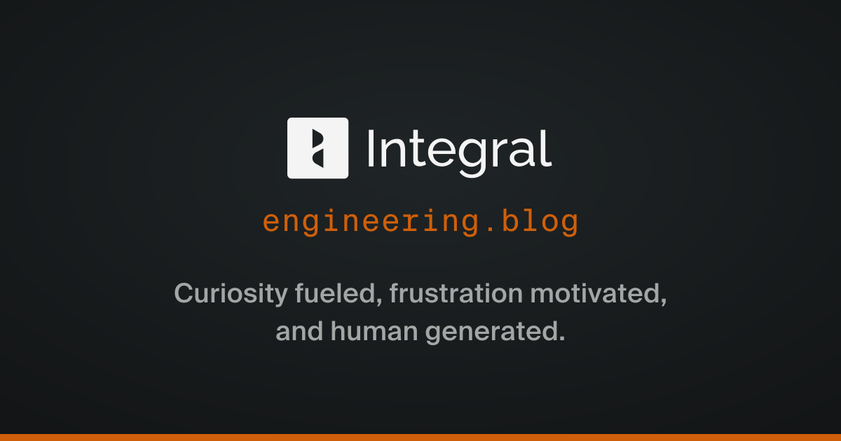 Integral Engineering Blog